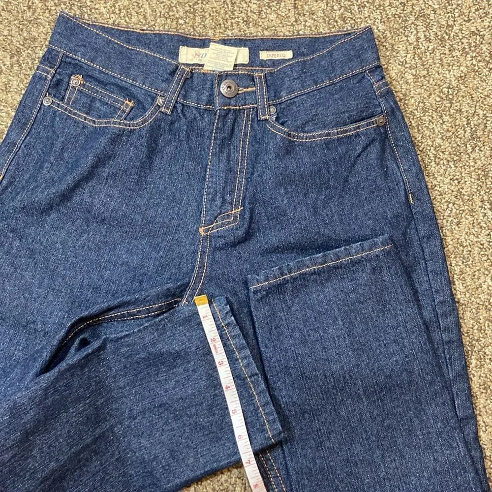 Vintage Genes 1891 💯 Cotton Tapered Indigo Blue Denim Jeans Men’s Size W28/L30